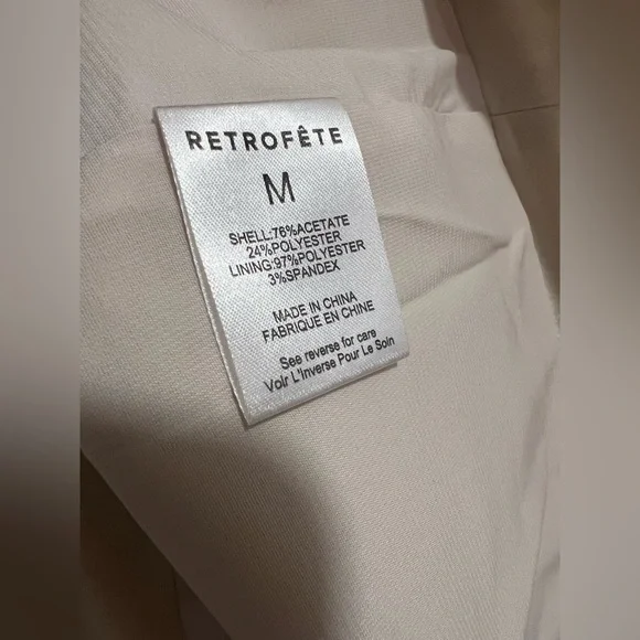 REVOLVE RETROFETE - Hailey Dress in Champagne - SIZE MED - EUC